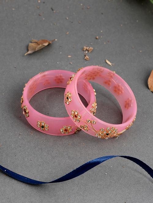pink brass bangle - 17572099 - Very Small Image - 1