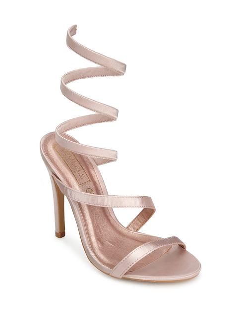 pink satin gladiators sandals - 17572300 - Very Small Image - 1