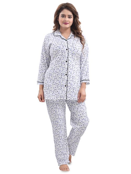 multi colored satin nightwear set - 17572591 - Very Small Image - 1