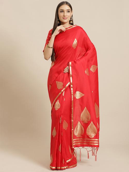 jacquard woven saree - 17573168 - Very Small Image - 1
