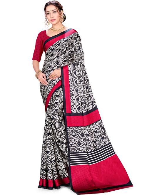 geometric printed saree - 17574155 - Very Small Image - 1
