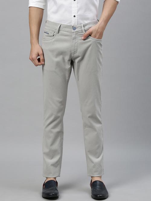 grey solid chinos - 17574326 - Very Small Image - 1