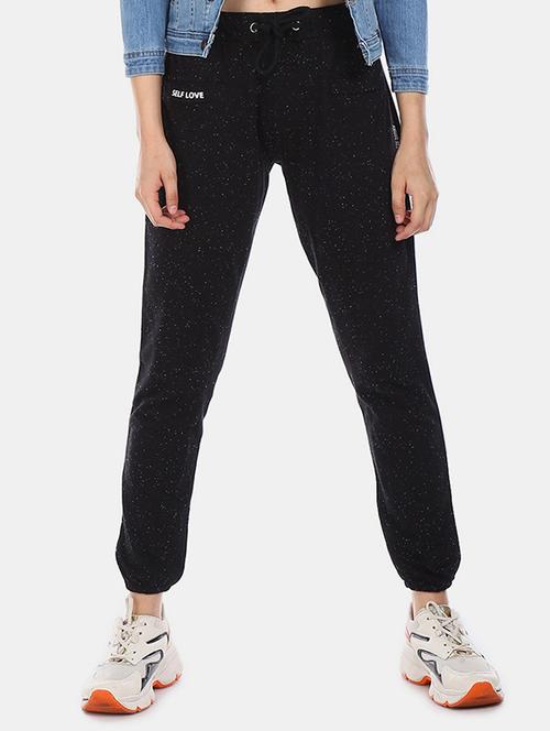 high rise printed joggers - 17580187 - Very Small Image - 1