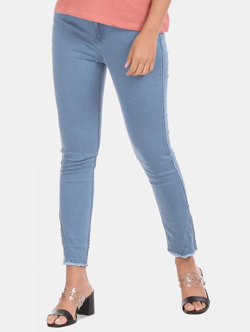 light blue skinny fit jeans - 17580297 - Very Small Image - 1