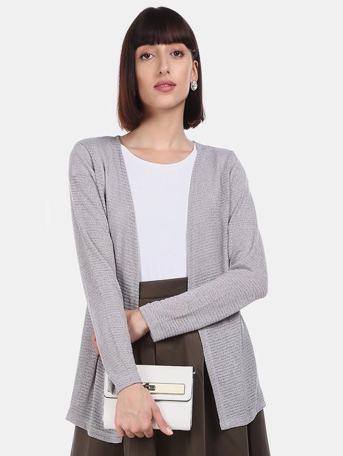long sleeved solid shrug - 17580308 - Very Small Image - 1