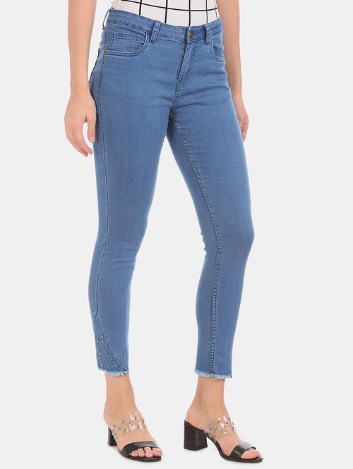 high rise skinny fit jeans - 17580383 - Very Small Image - 1