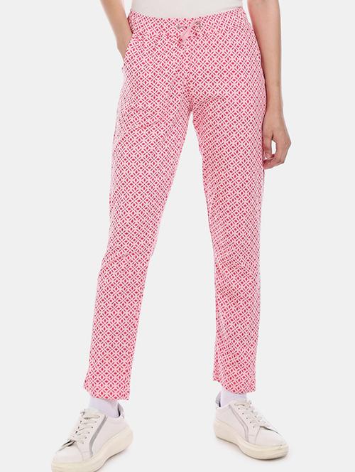 pink cotton track pants - 17580516 - Very Small Image - 1