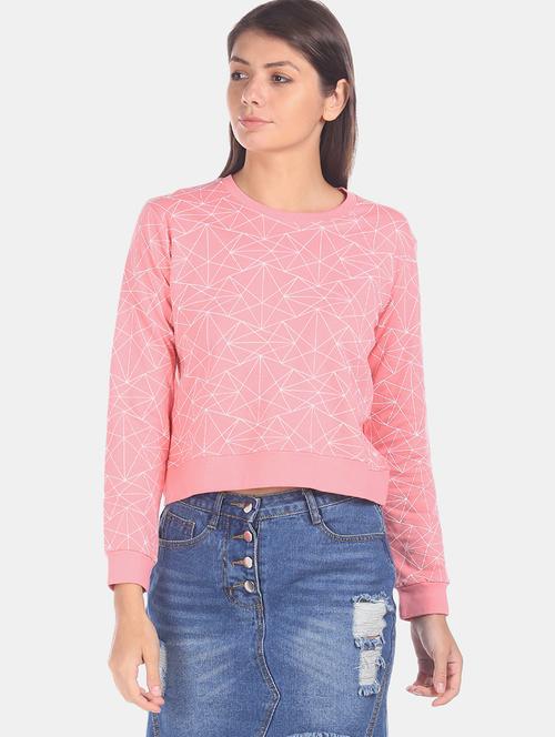 pink polyester sweatshirt - 17580912 - Very Small Image - 1