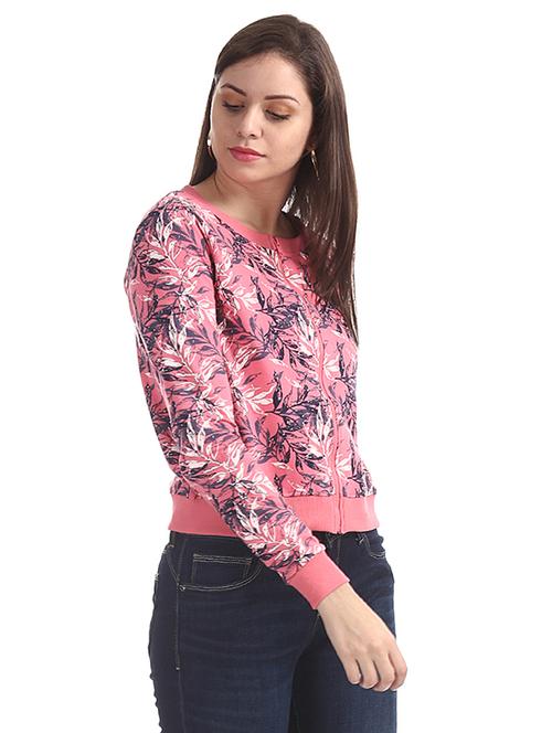 pink polyester sweatshirt - 17580946 - Very Small Image - 1