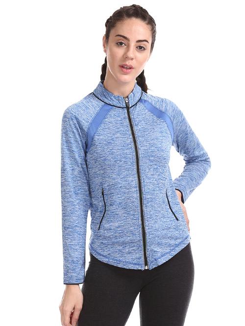 raglan sleeved melange sweatshirt - 17581004 - Very Small Image - 1