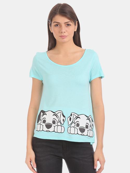 round neck quirky tee - 17581146 - Very Small Image - 1