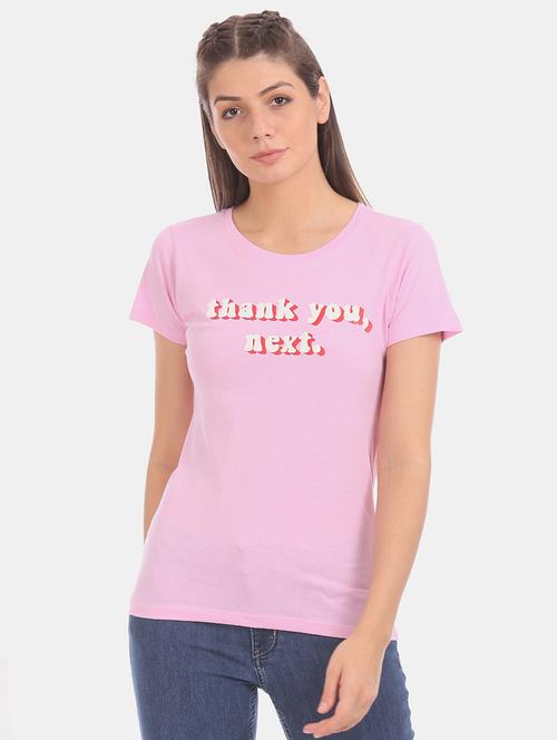 round neck graphic tee - 17581156 - Very Small Image - 1
