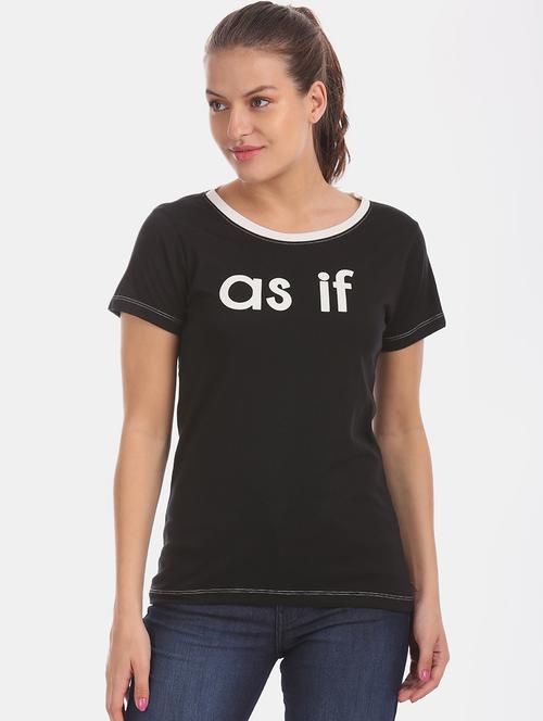 contrast detail graphic tee - 17581181 - Very Small Image - 1