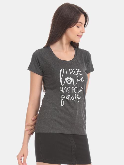 round neck graphic tee - 17581195 - Very Small Image - 1