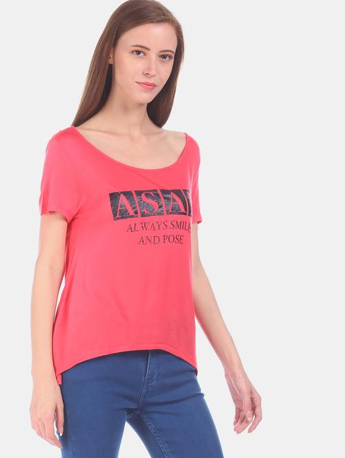 round neck graphic tee - 17581217 - Very Small Image - 1
