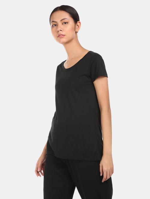 round neck solid tee - 17581247 - Very Small Image - 1