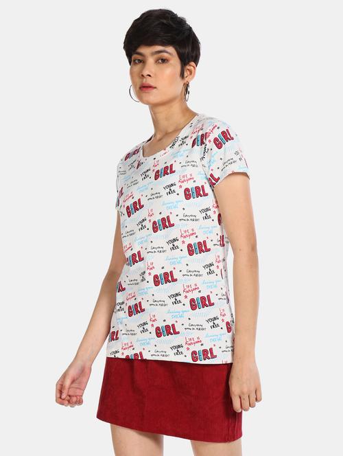 round neck graphic tee - 17581269 - Very Small Image - 1