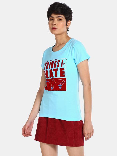 round neck graphic tee - 17581288 - Very Small Image - 1