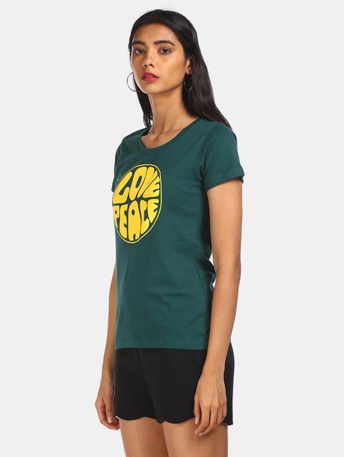 round neck graphic tee - 17581294 - Very Small Image - 1