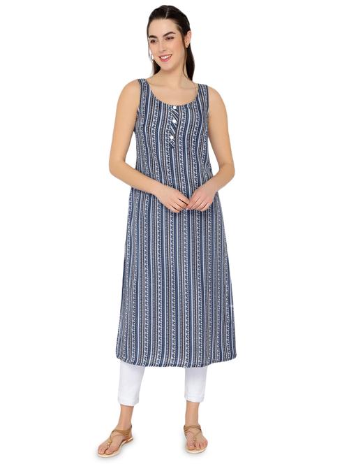 women's straight kurta - 17582071 - Very Small Image - 1