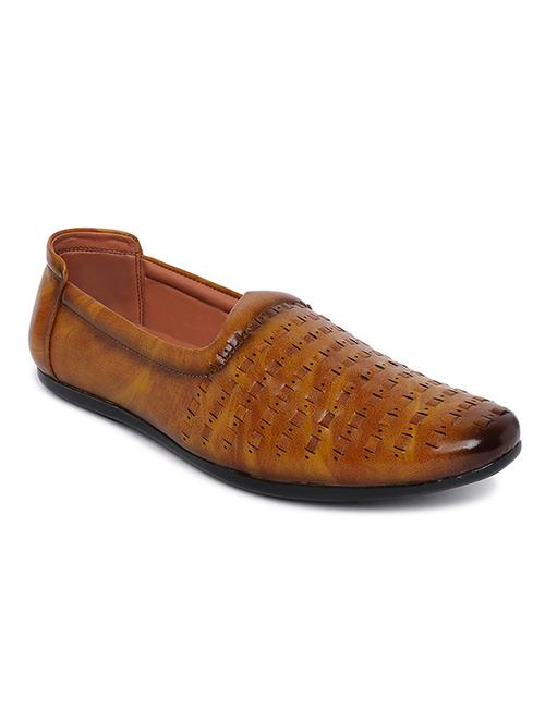 tan synthetic slip on mojaris - 17582589 - Very Small Image - 1
