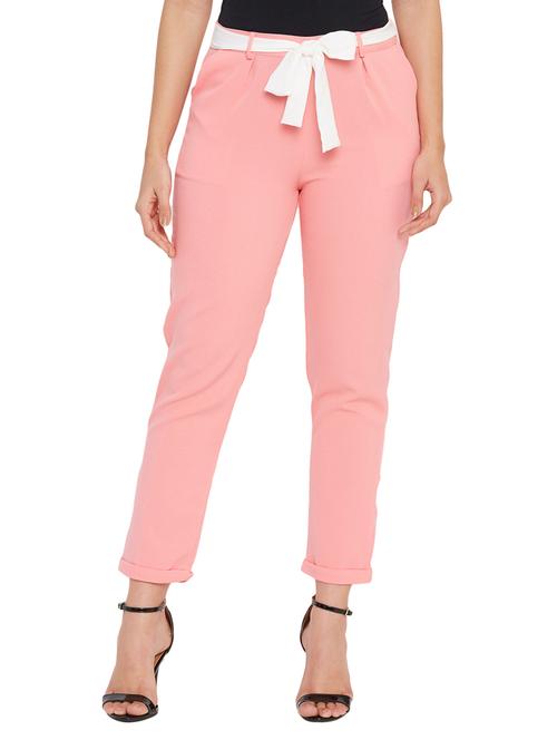 orange crepe trousers - 17582983 - Very Small Image - 1