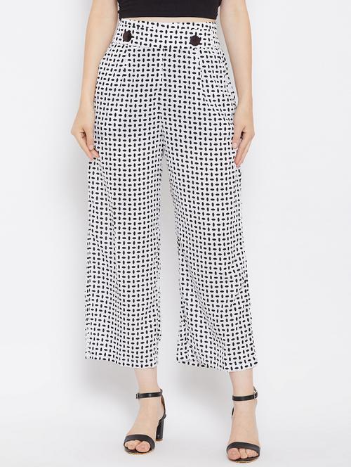 high rise wide leg trouser - 17583849 - Very Small Image - 1