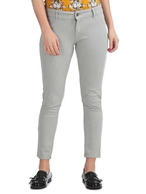 grey cotton trousers - 17584397 - Very Small Image - 1