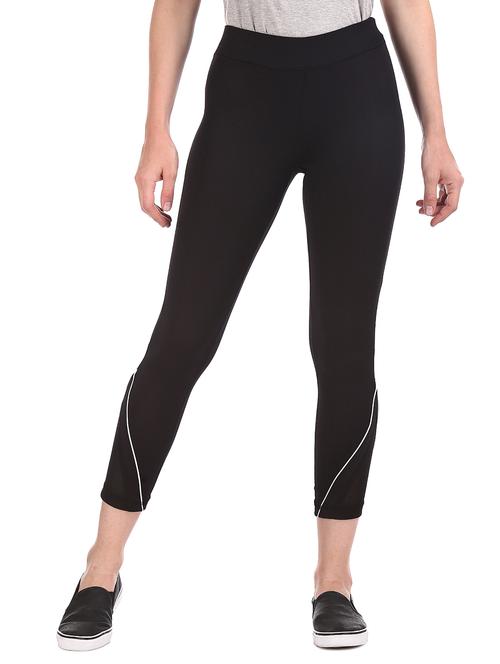 mid rise solid track pant - 17584519 - Very Small Image - 1