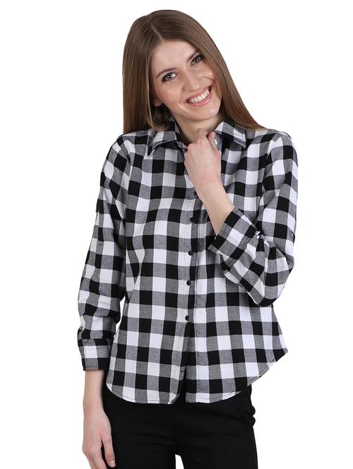 gingham checkered top - 17584567 - Very Small Image - 1
