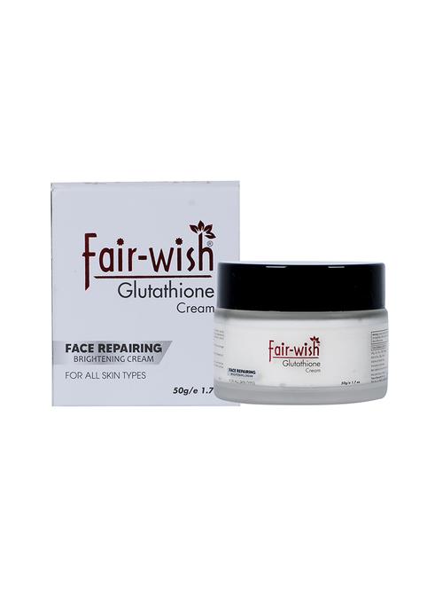 fair wish cream glutathione skin whitening brightening lightening cream for men and women (50 g). - 17586260 - Very Small Image - 1