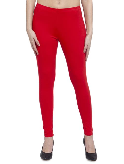 red solid churidar - 17586428 - Very Small Image - 1