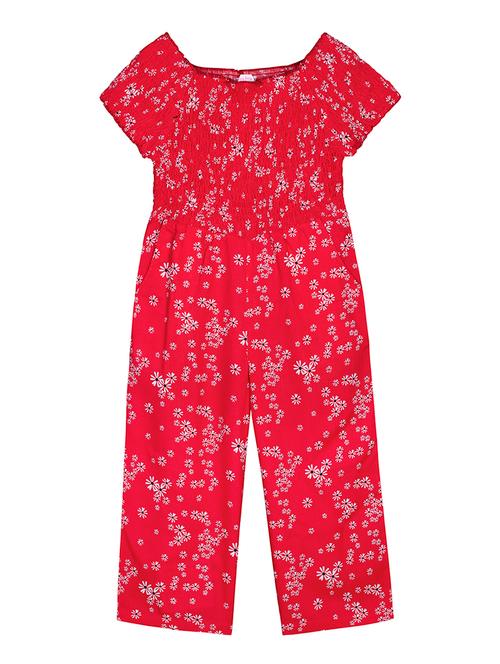 red viscose full length jumpsuit twin sets & jump suit - 17586833 - Very Small Image - 1