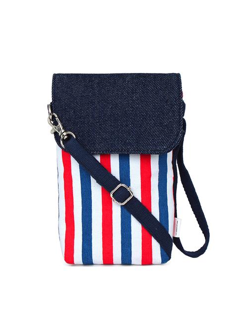 multi colored canvas regular pouch - 17588618 - Very Small Image - 1