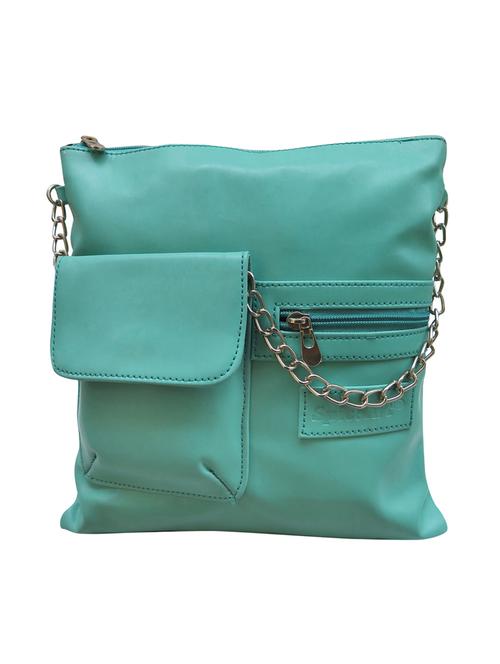 green leatherette (pu) handbag - 17590365 - Very Small Image - 1