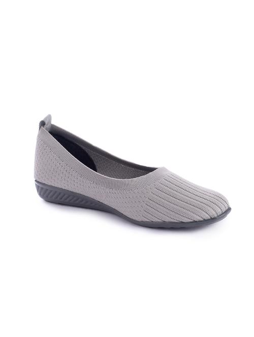 grey fabric slip on ballerina - 17590530 - Very Small Image - 1