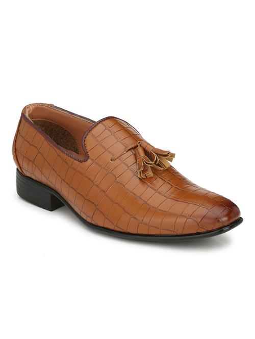 tan formal slip on shoes - 17592143 - Very Small Image - 1