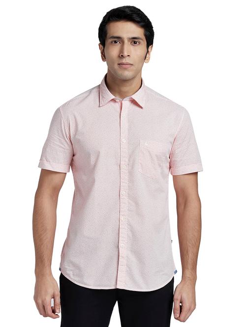 orange printed casual shirt - 17592548 - Very Small Image - 1