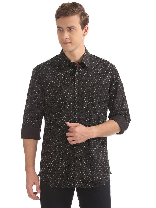 black printed casual shirt - 17598066 - Very Small Image - 1