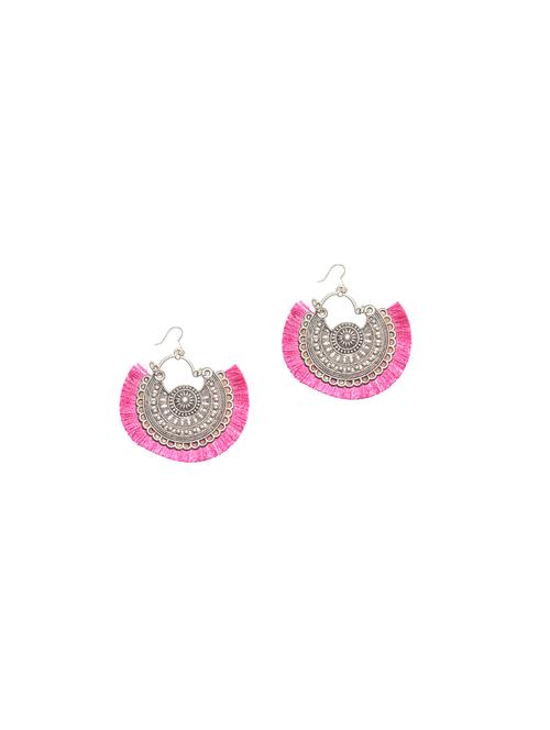pink metal earring - 17598175 - Very Small Image - 1