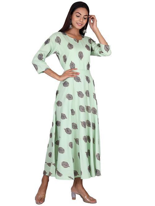 printed a-line kurta - 17598568 - Very Small Image - 1