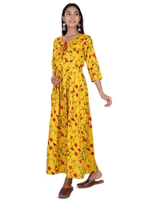 printed a-line kurta - 17598573 - Very Small Image - 1