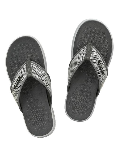 grey fabric slip on slippers - 17599492 - Very Small Image - 1