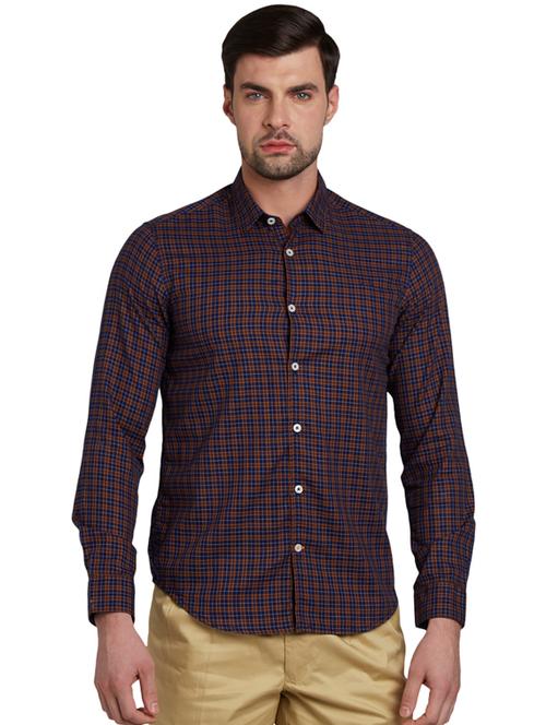 multi colored checkered casual shirt - 17604098 - Very Small Image - 1