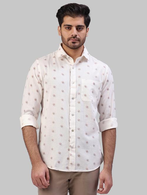 off white printed casual shirt - 17604293 - Very Small Image - 1