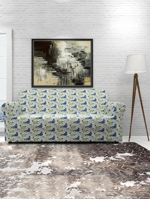 spandex & polyester fabric big elasticity perfect size sofa slipcover- dimensions: 185 cm-230 cm (width) - 17605081 - Very Small Image - 1