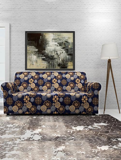 spandex & polyester fabric big elasticity perfect size sofa slipcover- dimensions: 185 cm-230 cm (width) - 17605083 - Very Small Image - 1
