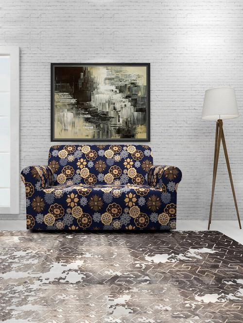 spandex & polyester fabric big elasticity perfect size sofa slipcover- dimensions: 145 cm-185 cm (width) - 17605089 - Very Small Image - 1
