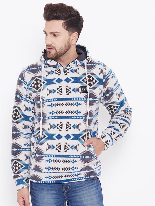 white printed sweatshirt - 17605161 - Very Small Image - 1