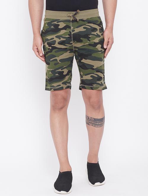green camouflage shorts - 17605170 - Very Small Image - 1